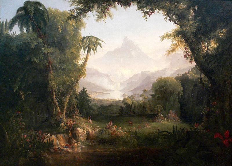 Thomas Cole The Garden of Eden oil painting image